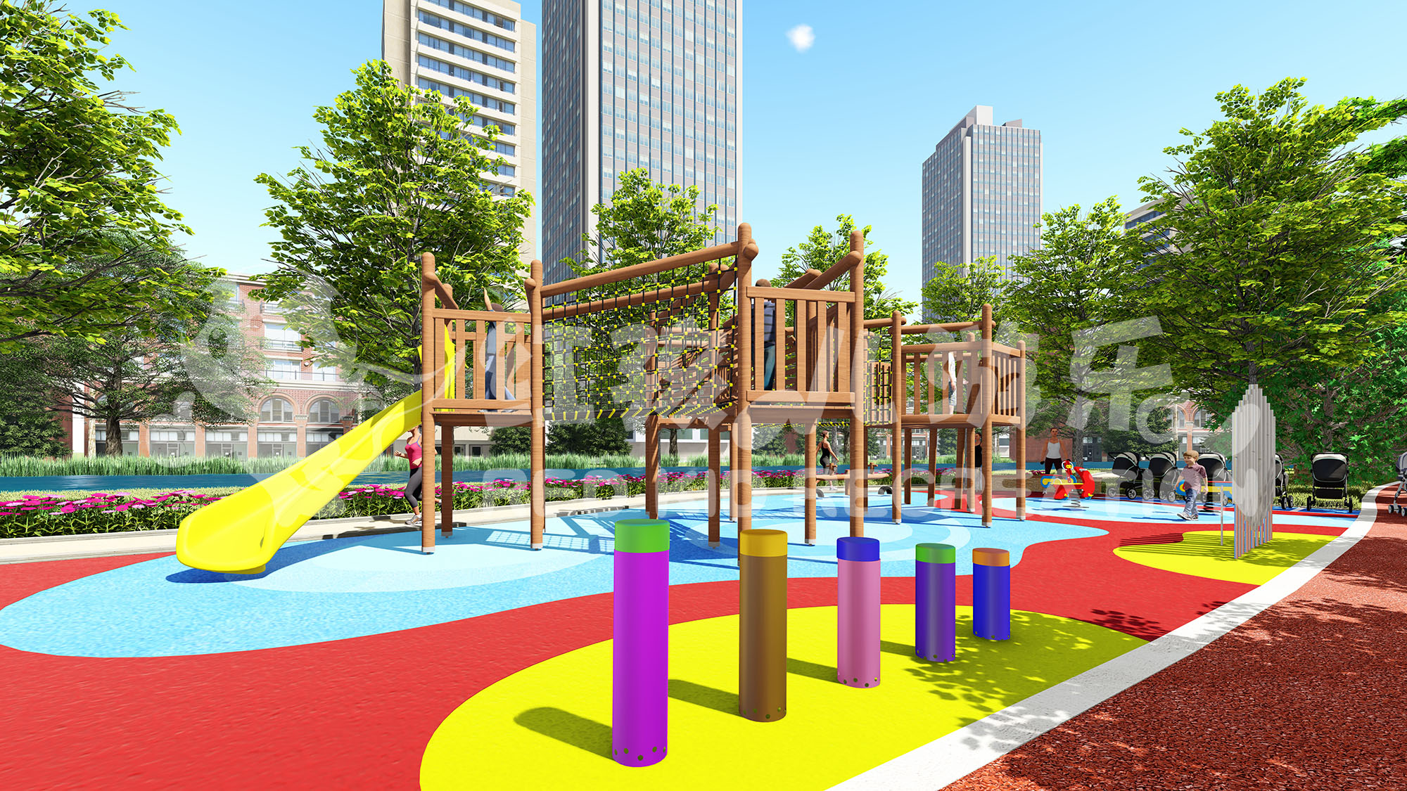 佑汉街市公园2儿童游乐场完成优化重开 – 澳门特别行政区政府入口网站